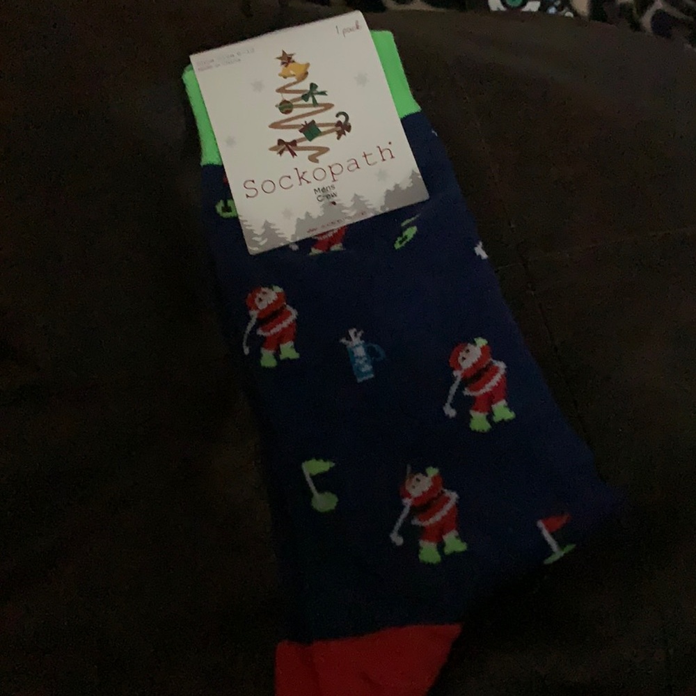 New Sockopath Mens Christmas Socks NWT
